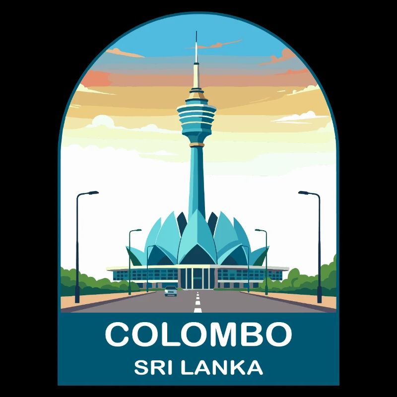 Colombo Sri Lanka Lotus Tower Moderne Reisekunst