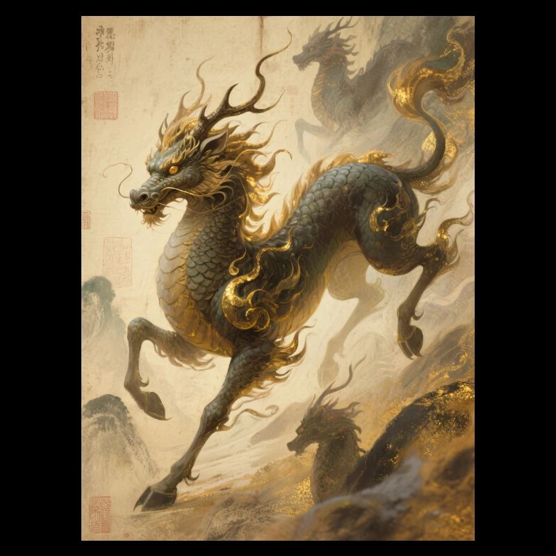 Die Jade-Apotheose: Qilin – Ewigkeit