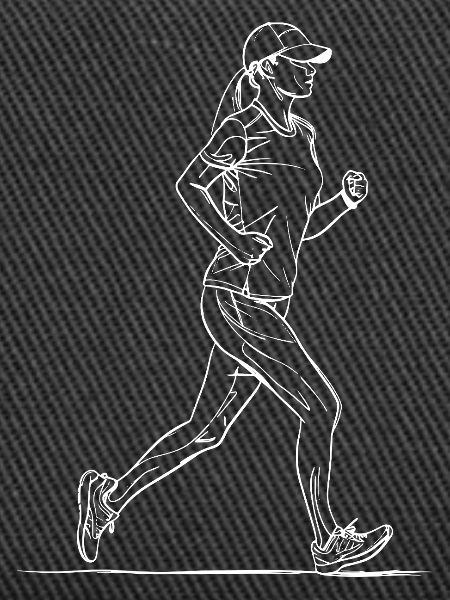 Sketch du coureur