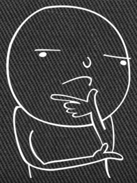 Lustiger Denkender Mann Stickman-Meme