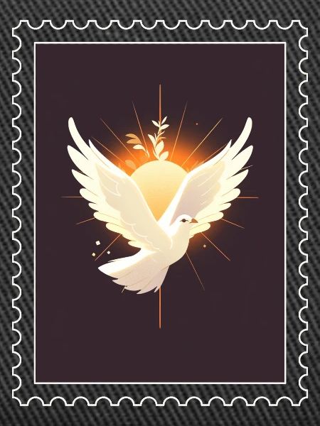 "Dove of Peace" stamp