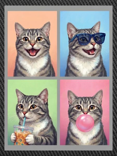 Katzen Graue Tabby Katze