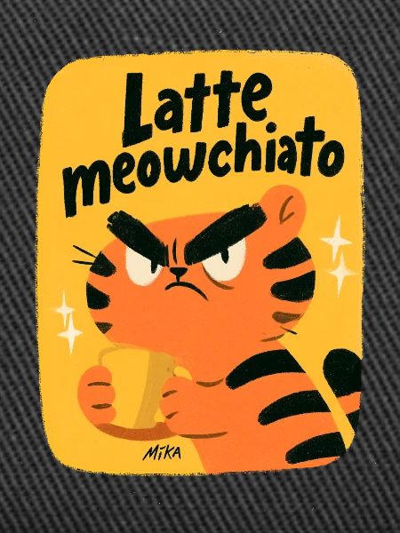 Latte meowchiato