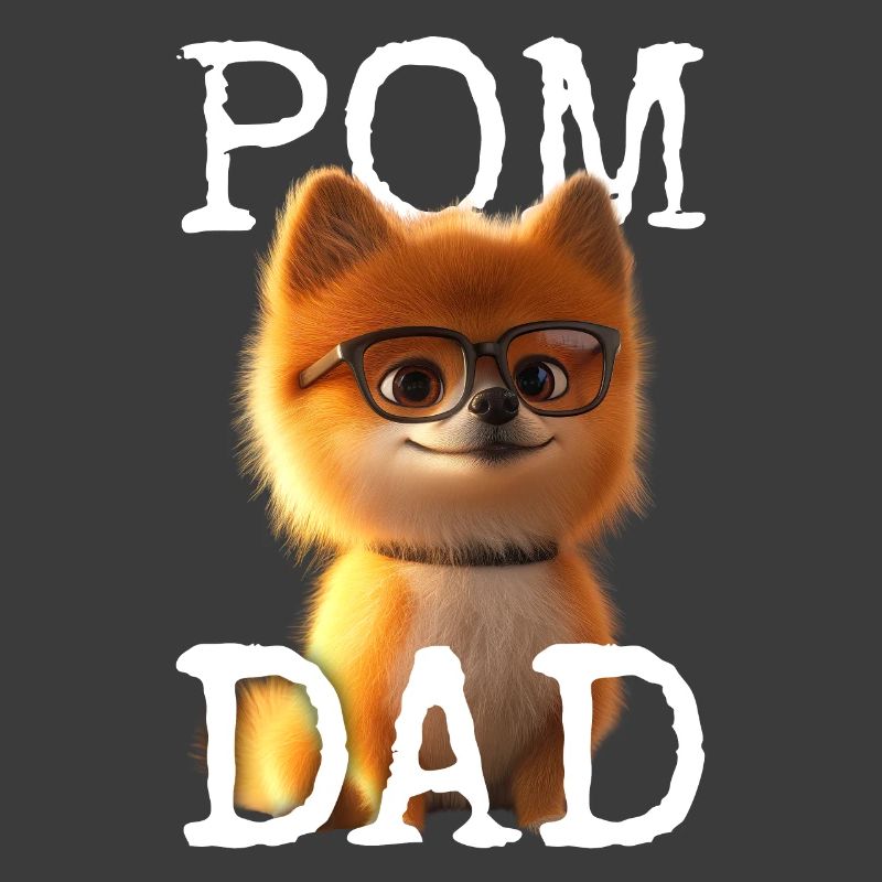 Pom Dad Pomeranian Daddy Spitz Dad Father's Day Pom