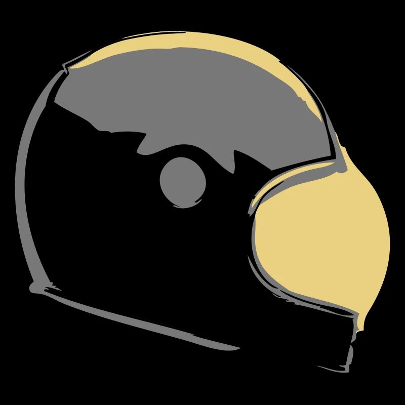 Retro Caferacer Helm