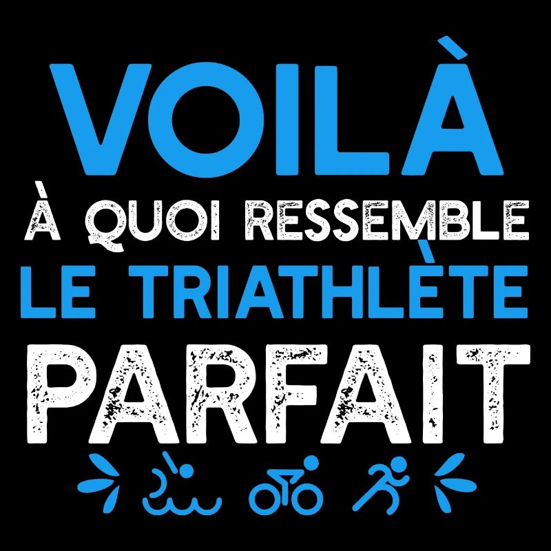 triathlète parfait t-shirt cool