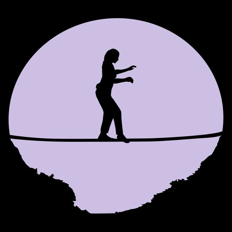 Slacklining Woman