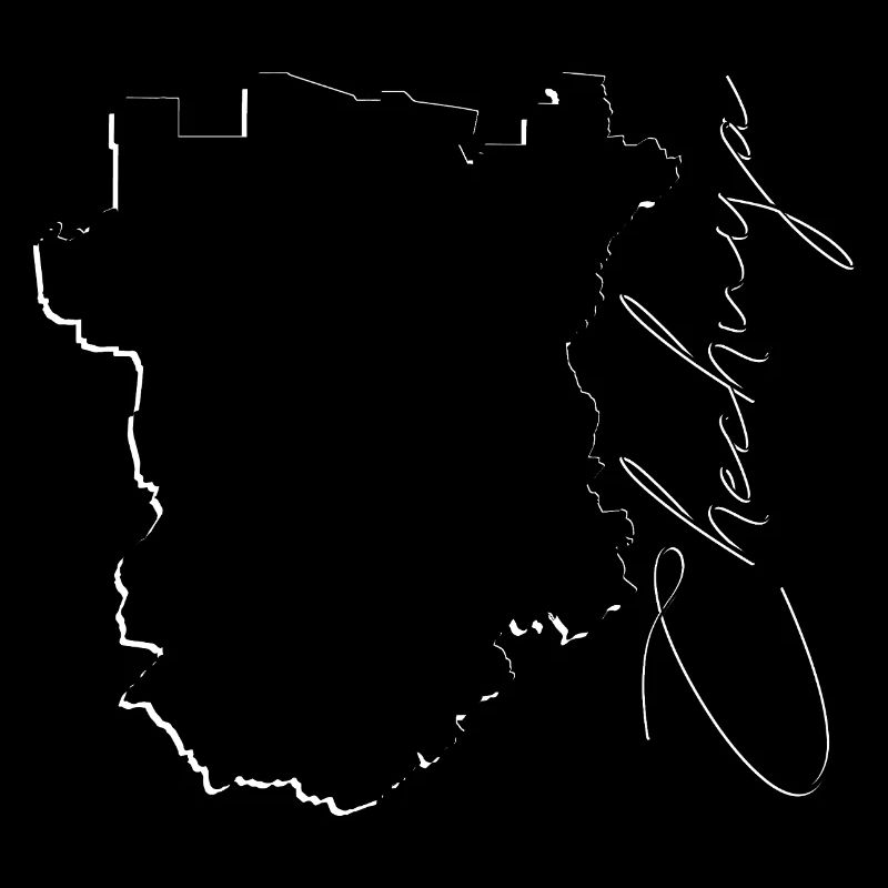 (RU) Chechnya map as an outline EN