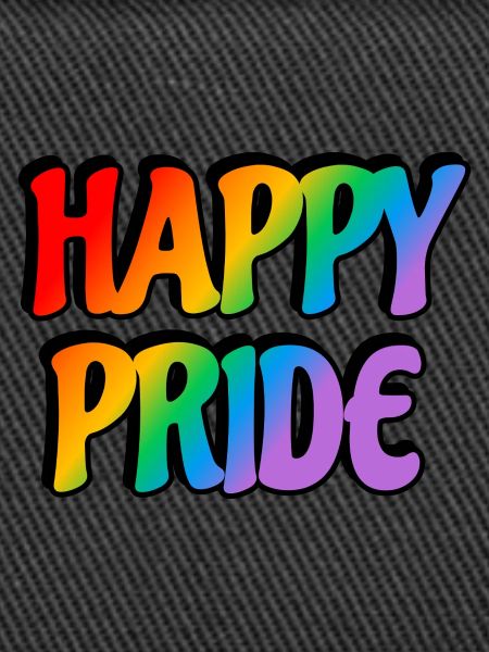 Happy Pride Regenbogen-Text