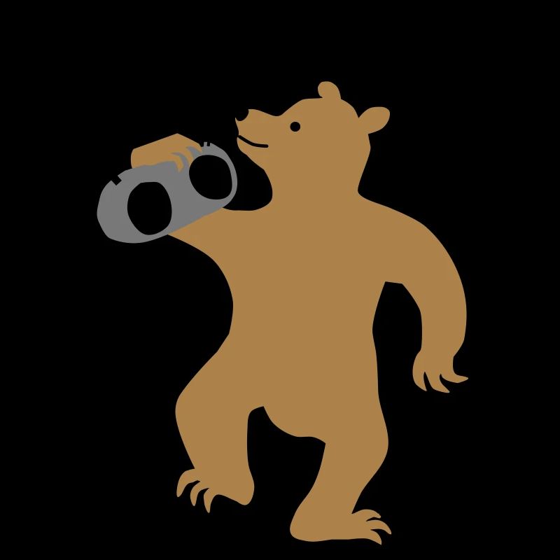 Tanzbär Vektorgrafik