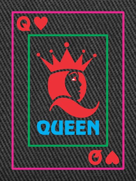 QUEEN playing card