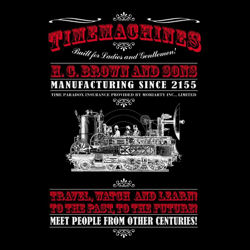 Timemachines (für dunkle Kleidung)