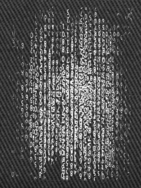 Datenregen-Muster