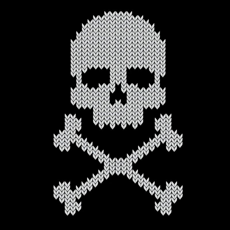 Schädel skull gestrickte