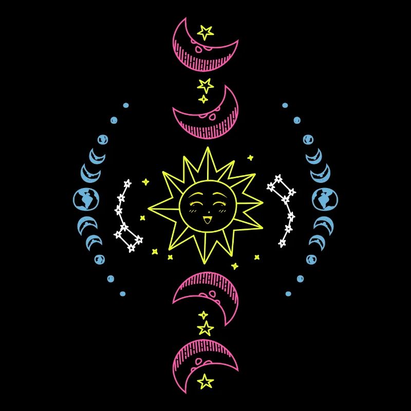Sonne Mond und Erde