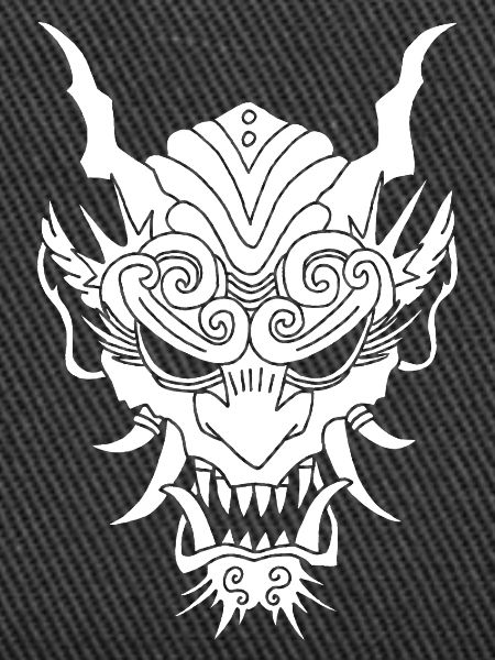 weißer Gothic-Dämon