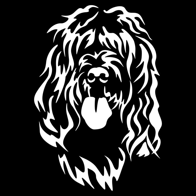Otterhund Kopf "Black Edition"