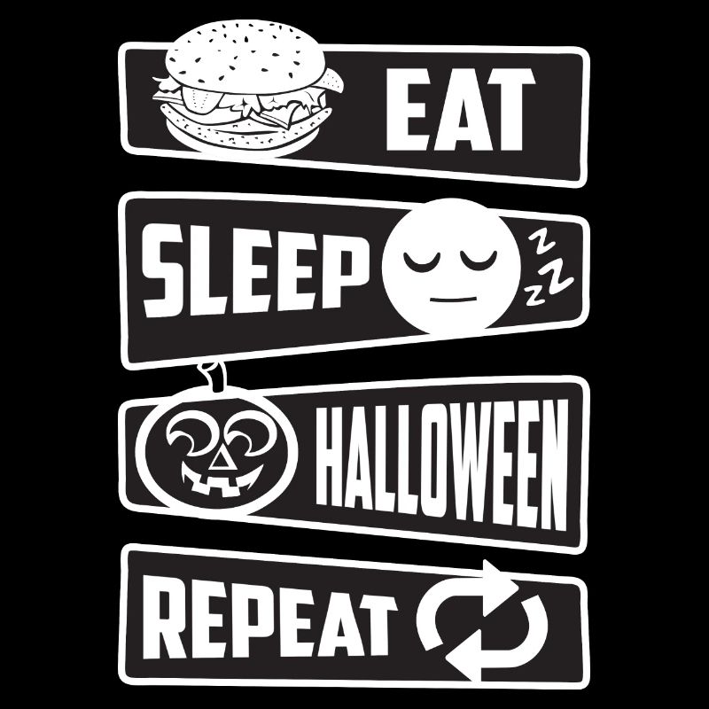 Eating, sleeping, Halloween, repeating