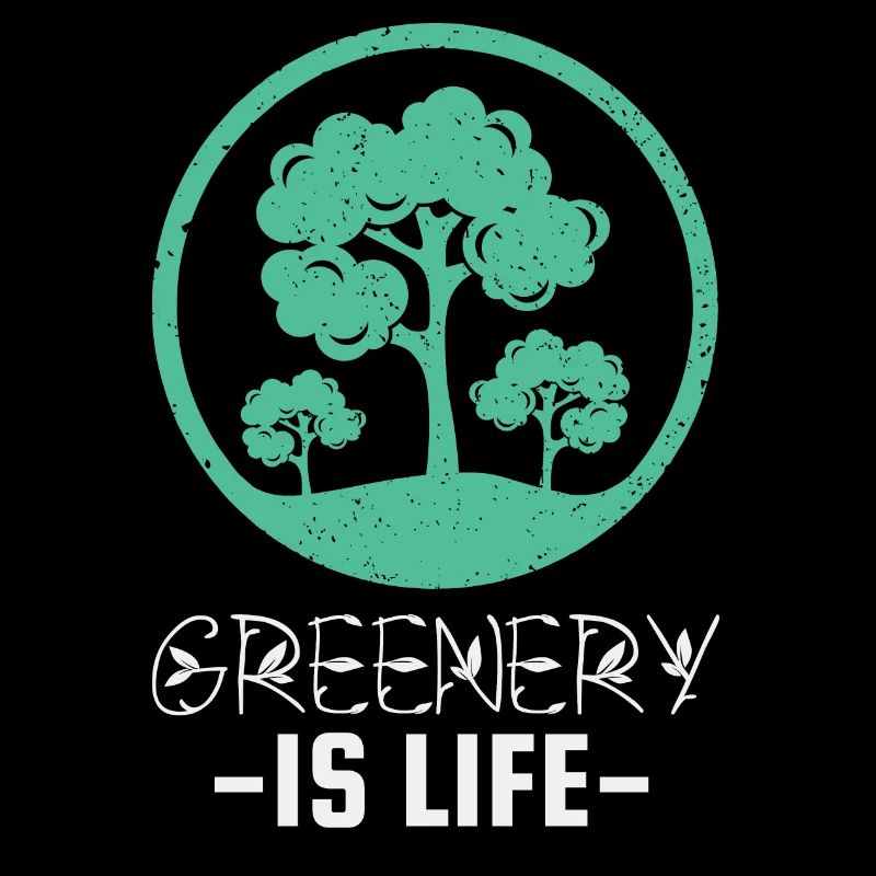 Green is Life – Tree Circle Logo