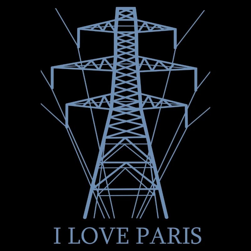 Ironic I love Paris Eiffel Tower as a power pole