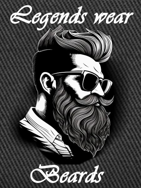 Legends wear beards weiß