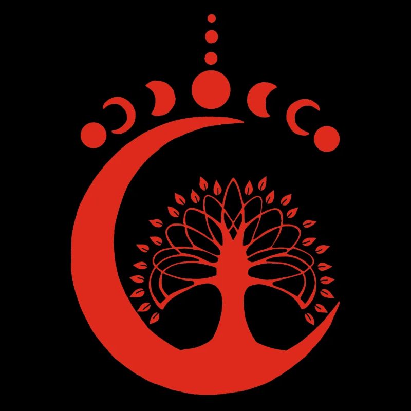 Red Lunar Tree