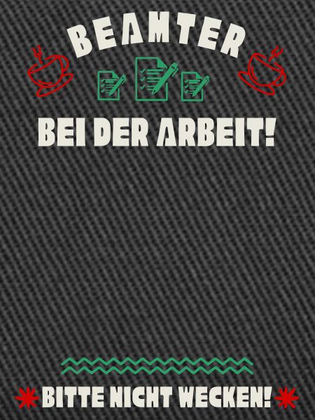 Schlafender Beamter