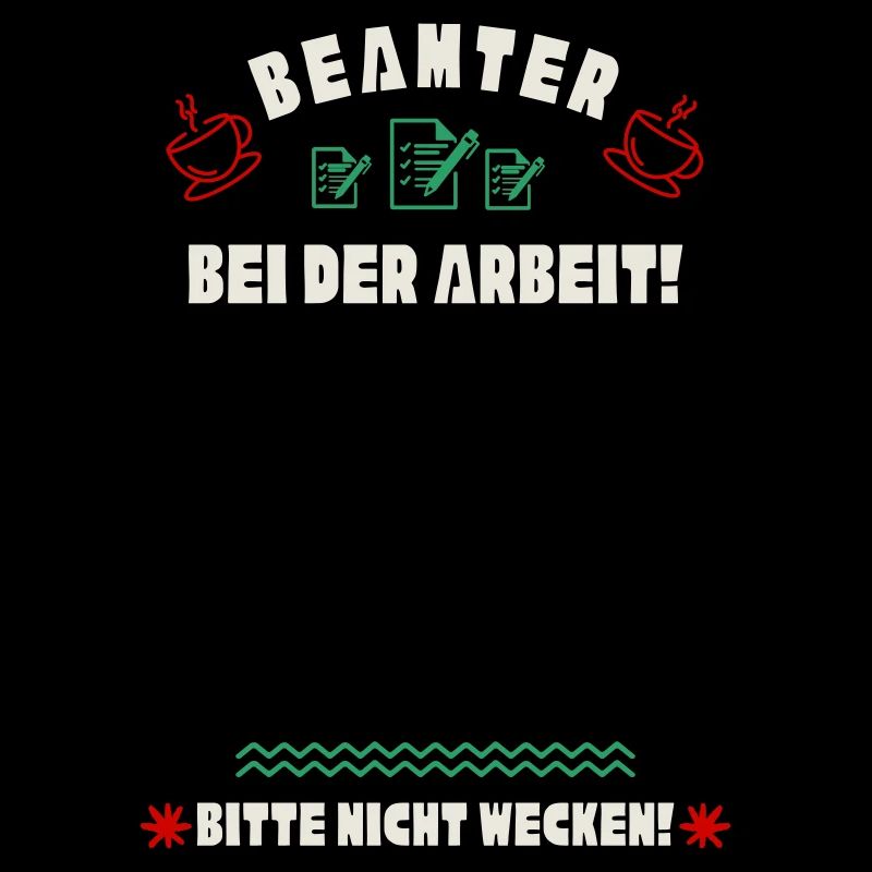 Schlafender Beamter