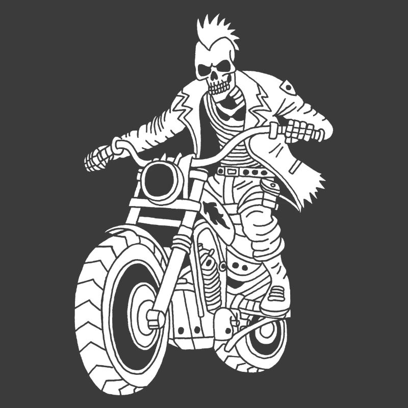 The White Biker from Hell