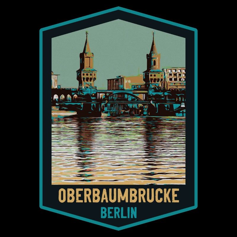 Illustration Oberbaum Bridge, Berlin