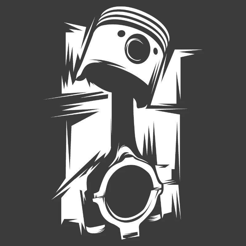 Piston illustration tuning engines workshop icon