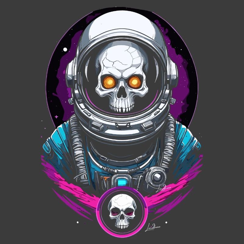 Crâne spatial d'astronaute