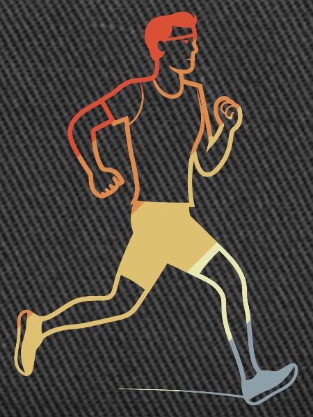 Retro Jogger Sketch