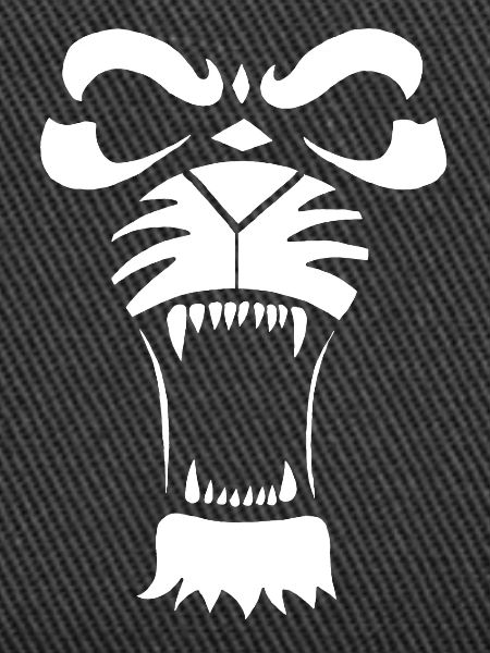 Raublöwe oder Tiger (Weiß)