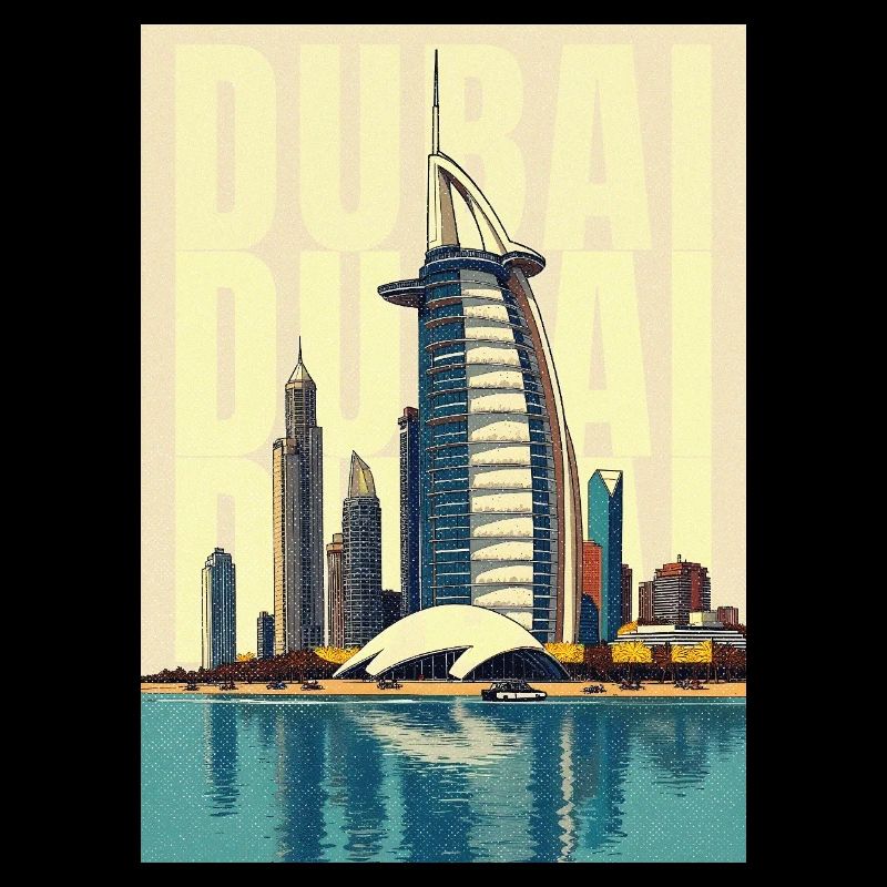 Dubai Skyline – Burj Khalifa und Moderne Wüstensta