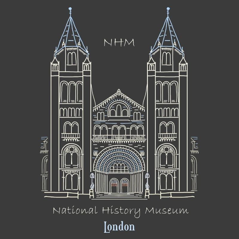 Londres, Musée d’histoire naturelle NHM, Dessin, Royaume-Uni