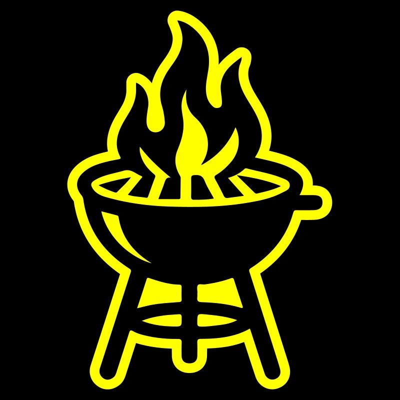 Grill Symbol Fire