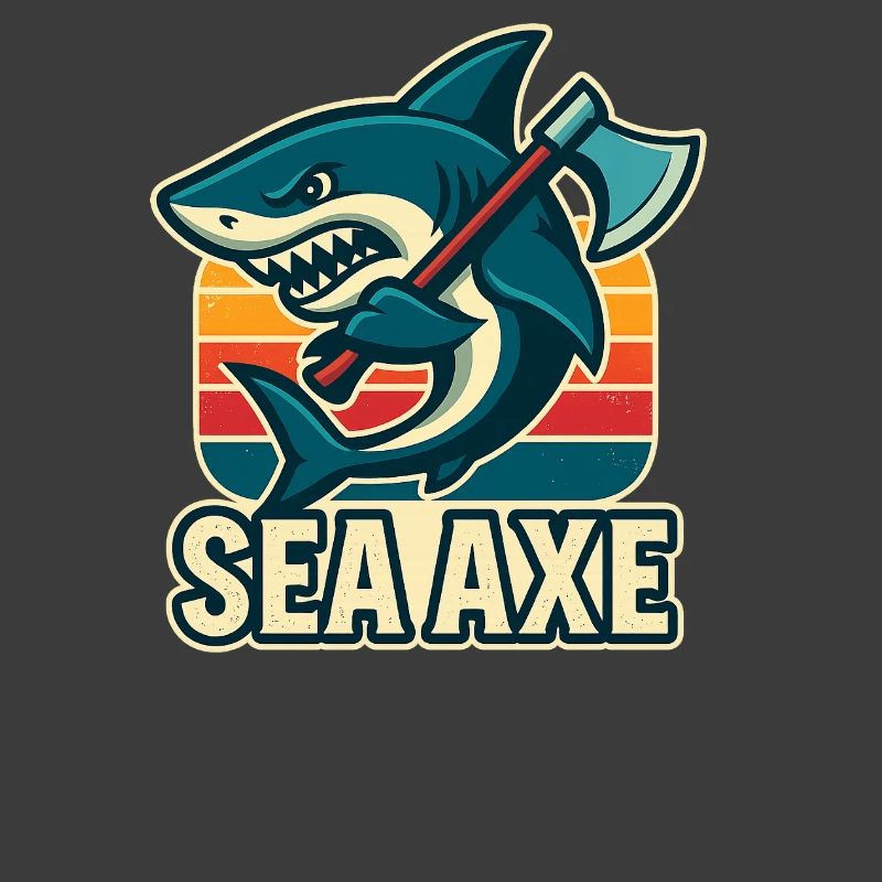 Haifisch-Seeaxt-Design