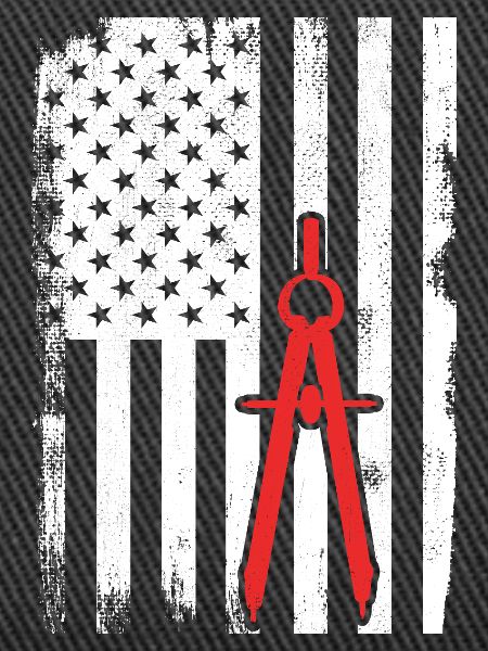 Architecture USA Drapeau