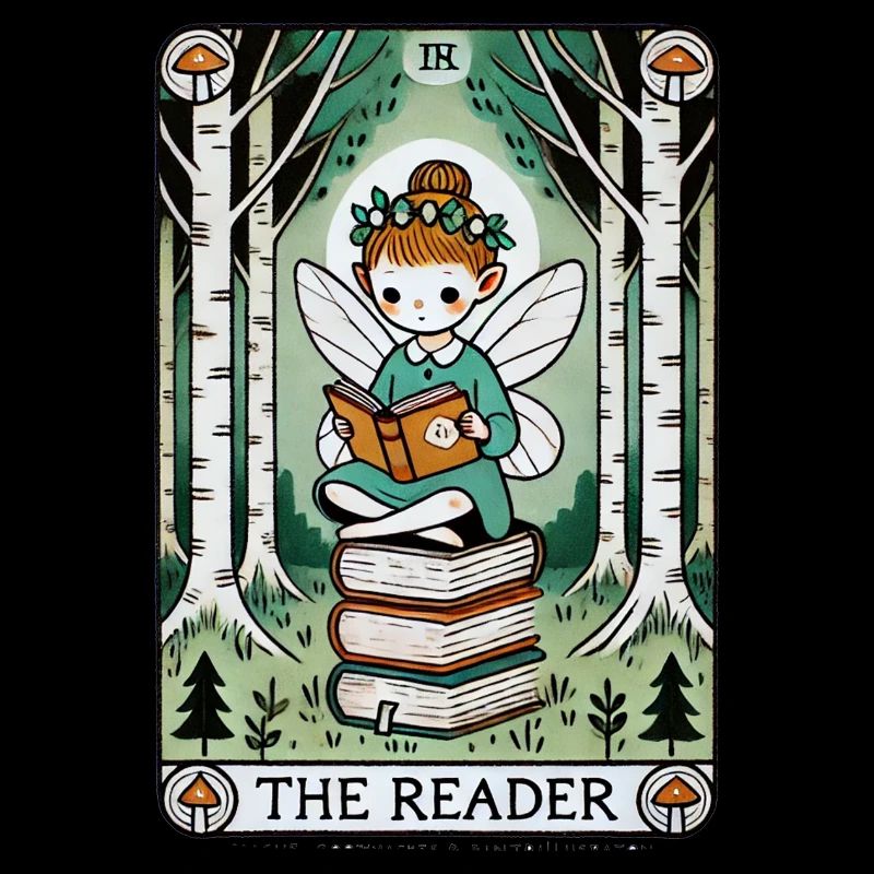 The Reader Tarot Card Design