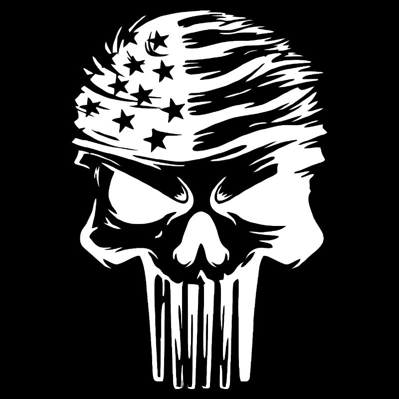 Star-Spangled Skull Graphic Design