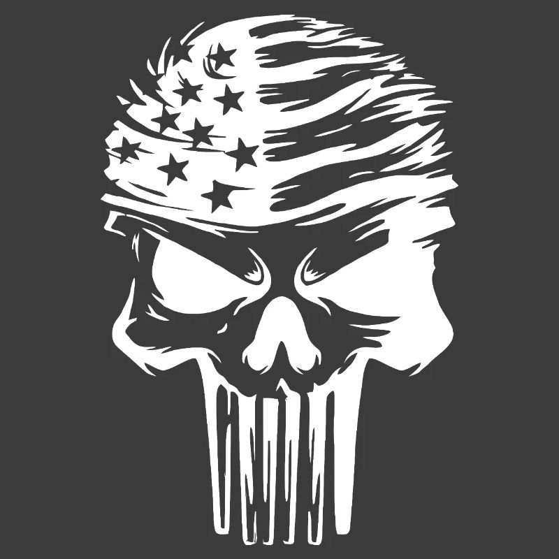 Conception graphique de crâne étoilé