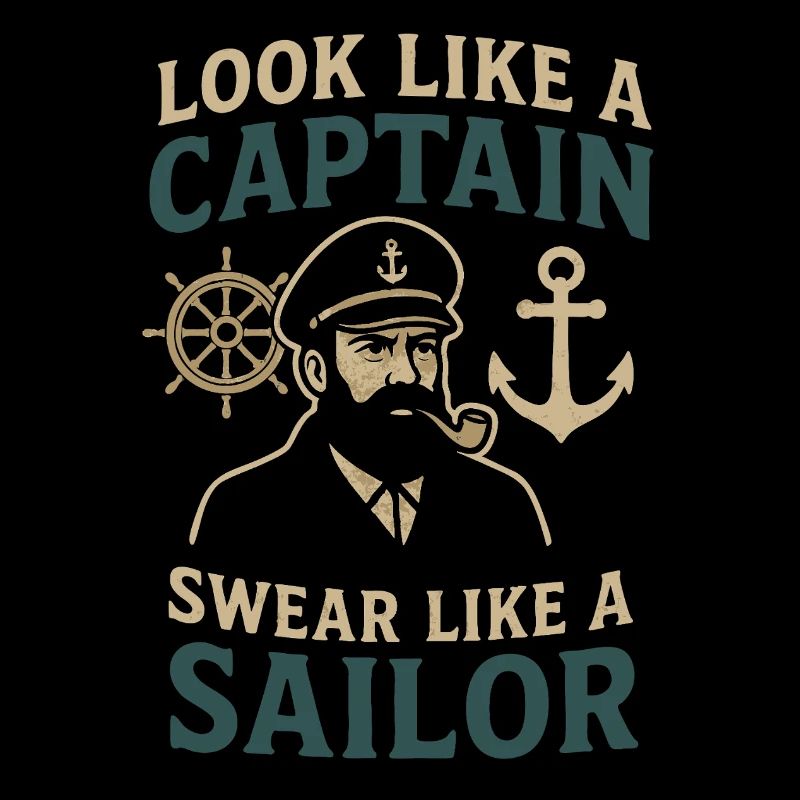 Ressemble à un capitaine, jure comme un marin en disant