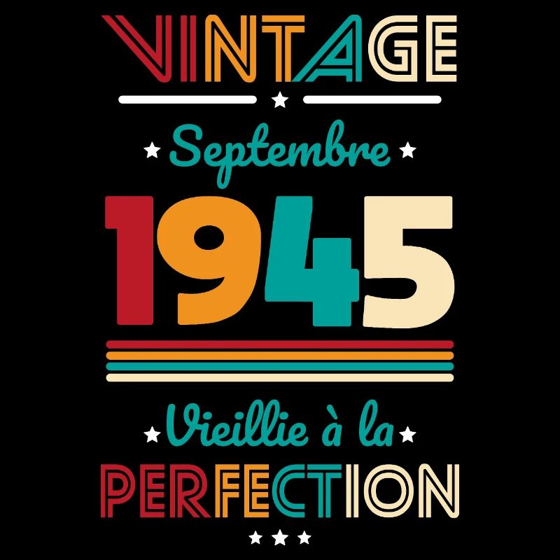 80th Birthday - Vintage - September 1945