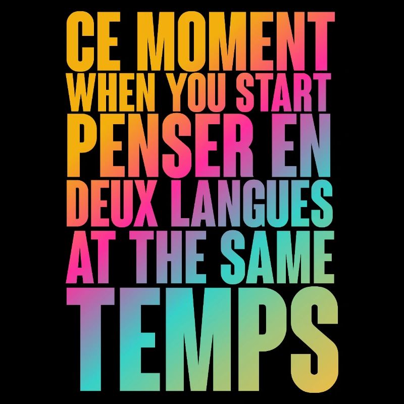 Multilingual Thought Time Print