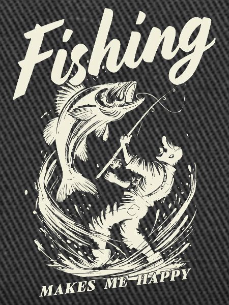 Fishing makes me happy