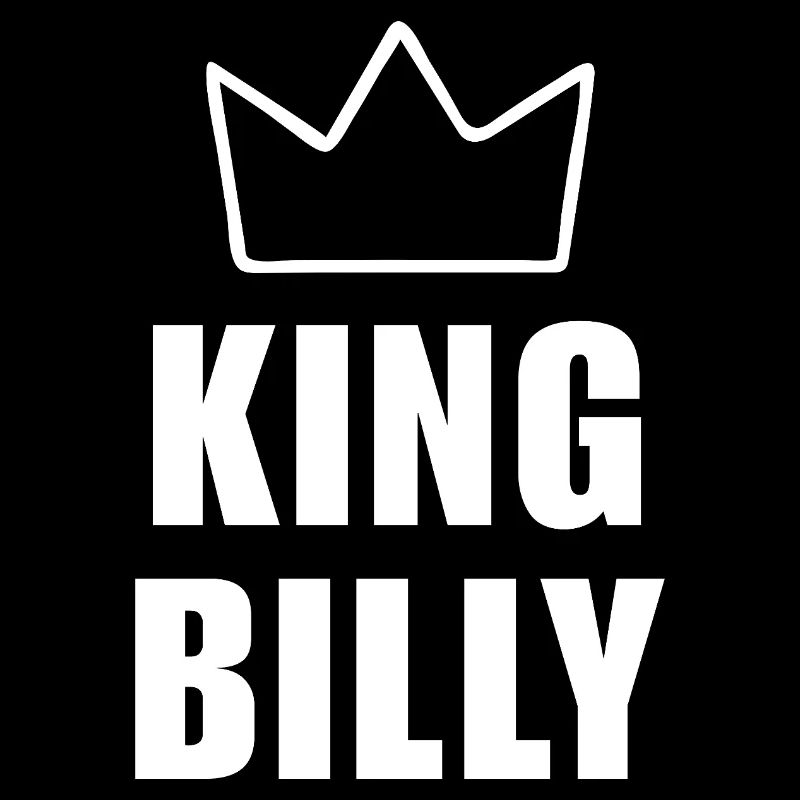 T-shirt King Billy Crown – Nom commençant par B
