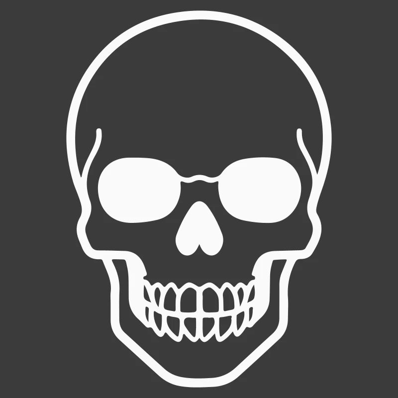 Minimalist Totenkopf Design