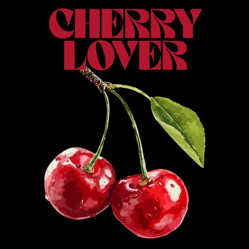 Cherry Lover Botanical Illustration