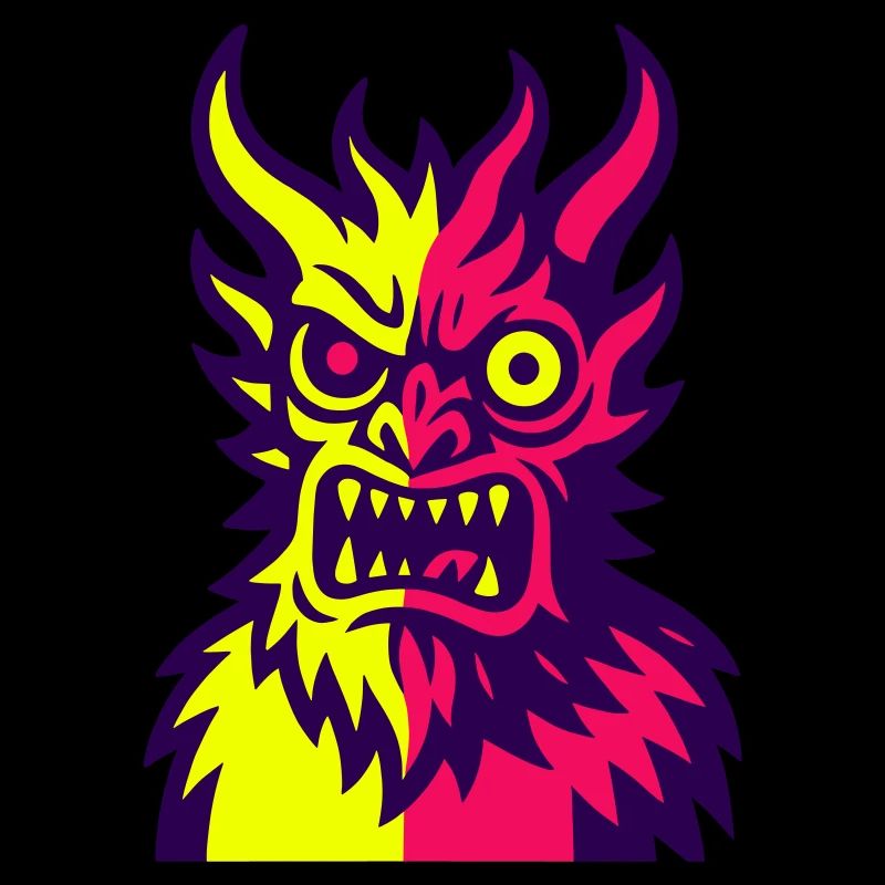 Pop Art Devil's Monster